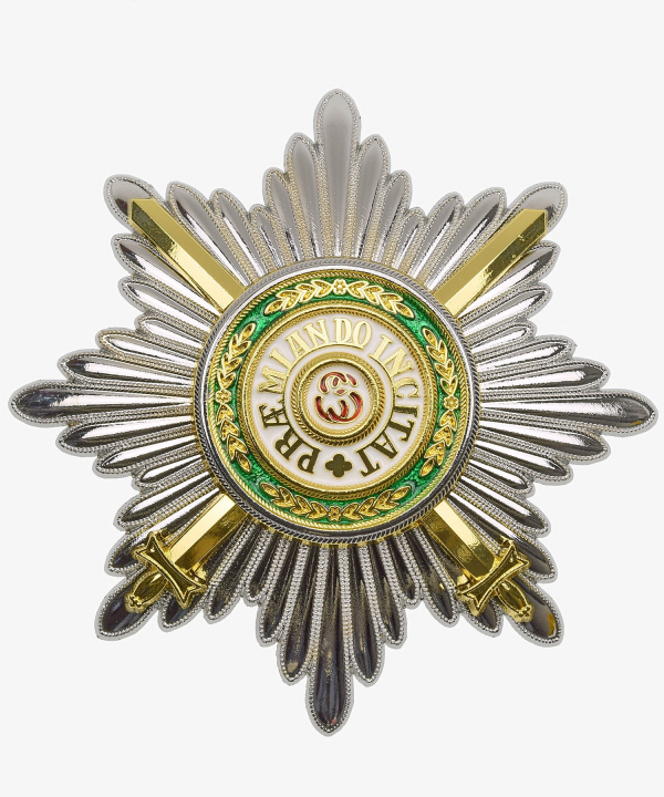 Russland, St. Stanislaus Orden Bruststern zur 1. Klasse mit Schwertern